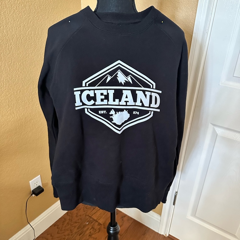 Iceland souvenir sweater.